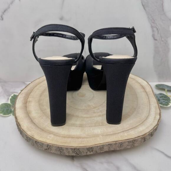 Nina Skylynn Platform Block Heel Open Toe Sandal w/ Ankle Strap, Wm's 7M - Picture 7 of 9